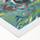 Expressionist Art - Vibrant Abstract Horse in Dynamic Landscape