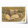 Pastoral Cows Modern Wall Art - Tranquil Contemporary Decor for Living Rooms