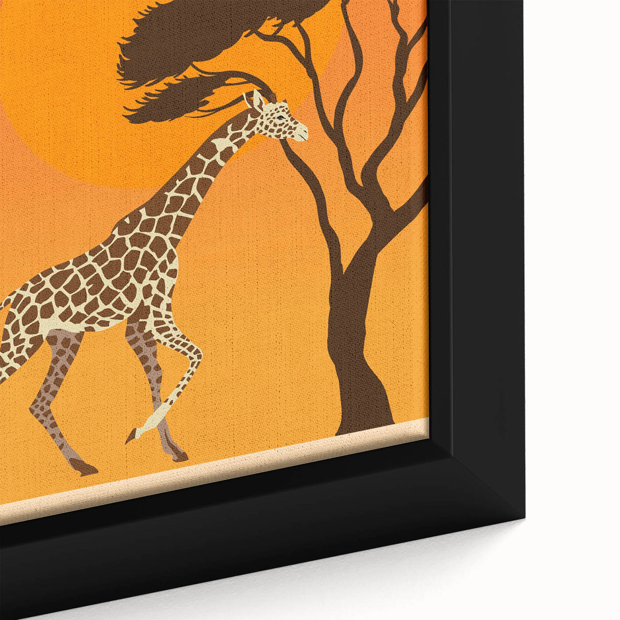 Retro Tanzania Travel Poster - Vintage Safari Wall Art