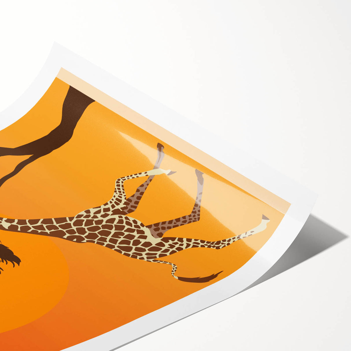 Retro Tanzania Travel Poster - Vintage Safari Wall Art