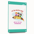 STEM Learning Wall Art - Inspiring Knowledge Poster for Kids
