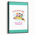 STEM Learning Wall Art - Inspiring Knowledge Poster for Kids
