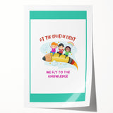 STEM Learning Wall Art - Inspiring Knowledge Poster for Kids