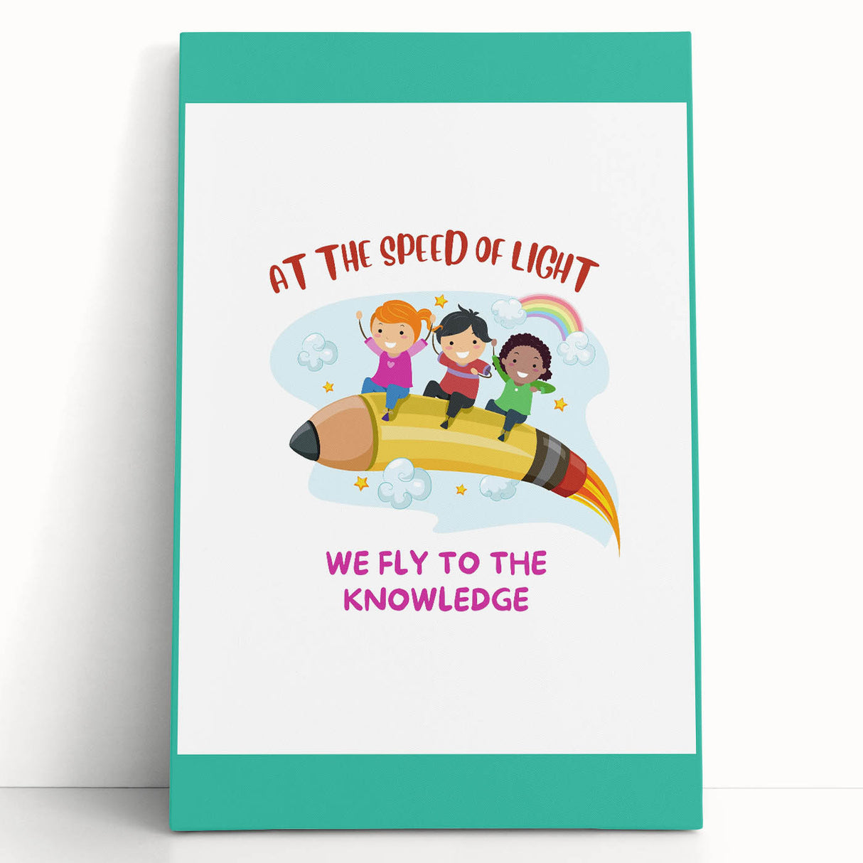 STEM Learning Wall Art - Inspiring Knowledge Poster for Kids