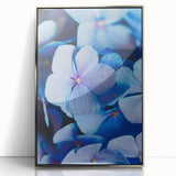 Mid-century modernist art depicting spring season in vibrant green and yellow hues on a framed acrylic print.