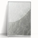 Art deco poster featuring a geometric pattern in pastel shades on white acrylic, ideal for nursery wall decor.