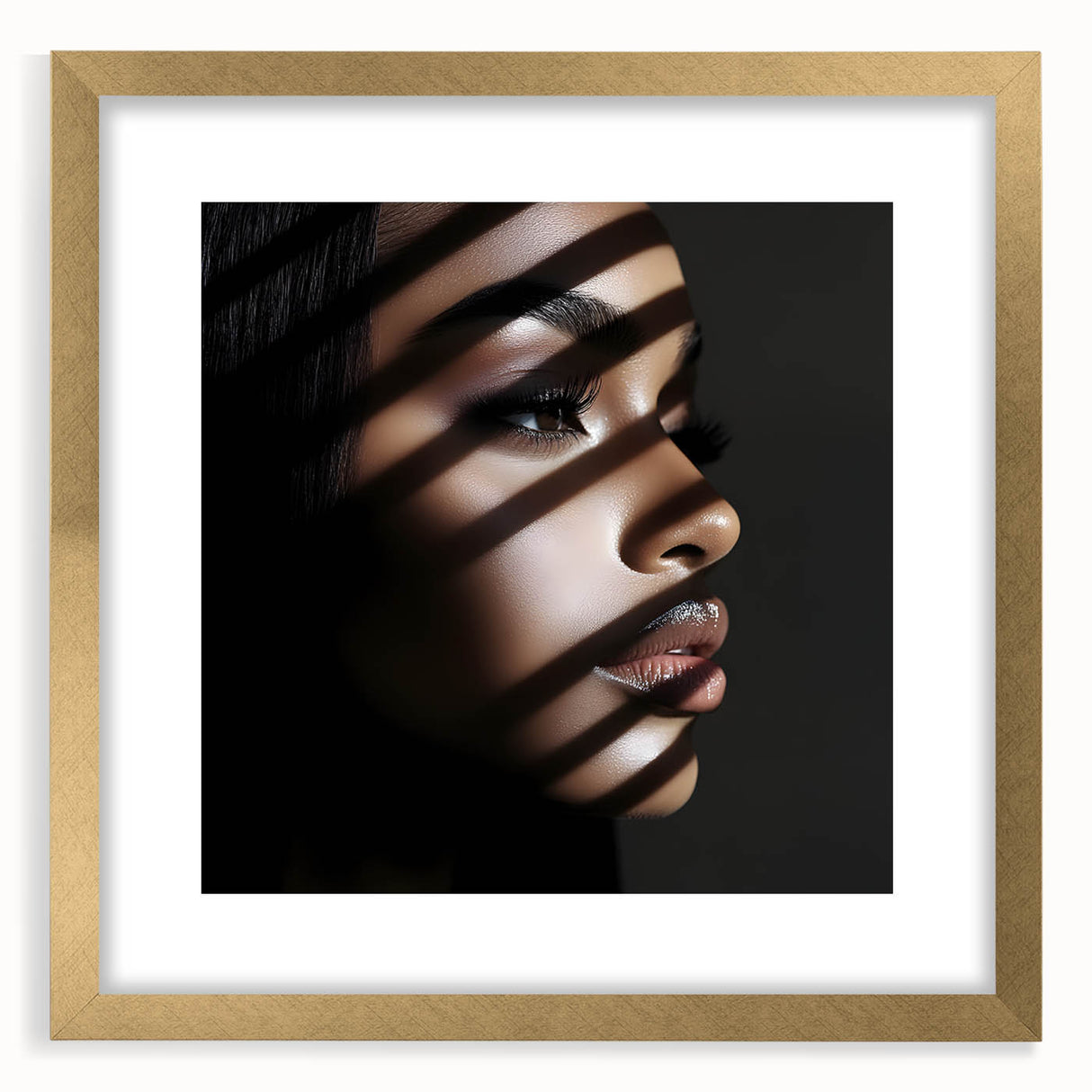 Light and Shadow – Expressive Emotive Photography Wall Portrait