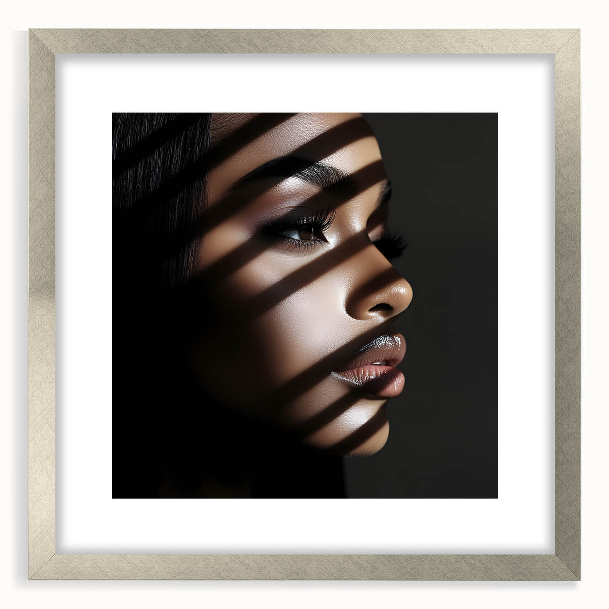 Light and Shadow – Expressive Emotive Photography Wall Portrait
