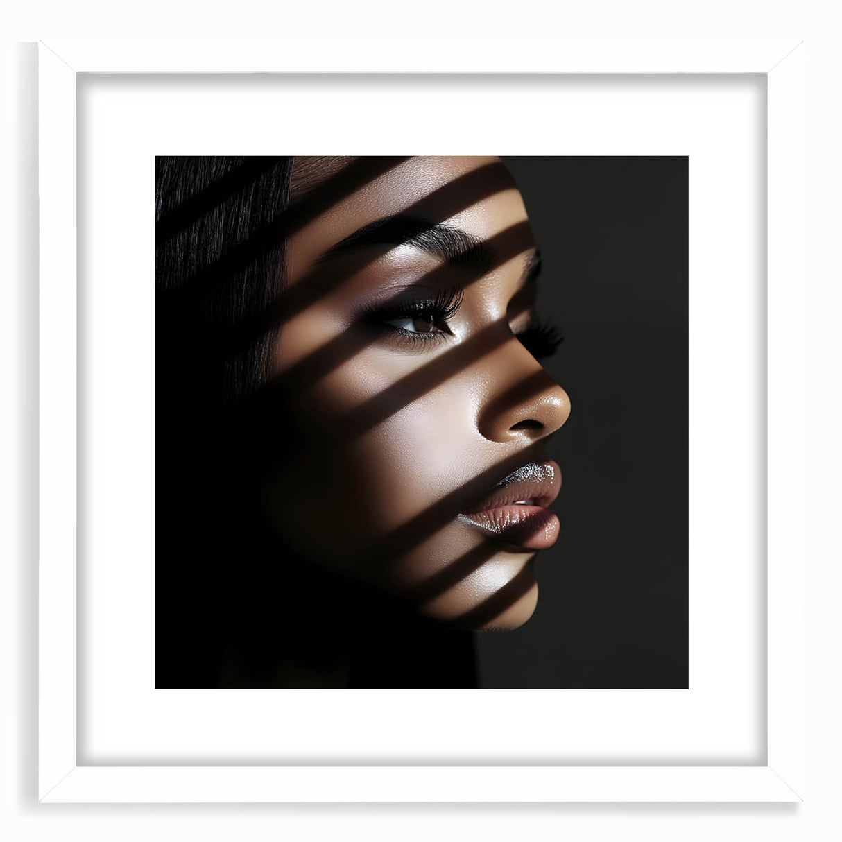 Light and Shadow – Expressive Emotive Photography Wall Portrait