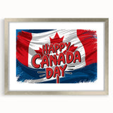 Canadian Heritage Wall Art - Patriotic Canadian Flag & Maple Leaf Wall Art