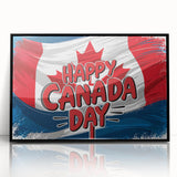 Canadian Heritage Wall Art - Patriotic Canadian Flag & Maple Leaf Wall Art