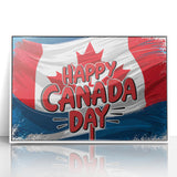 Canadian Heritage Wall Art - Patriotic Canadian Flag & Maple Leaf Wall Art