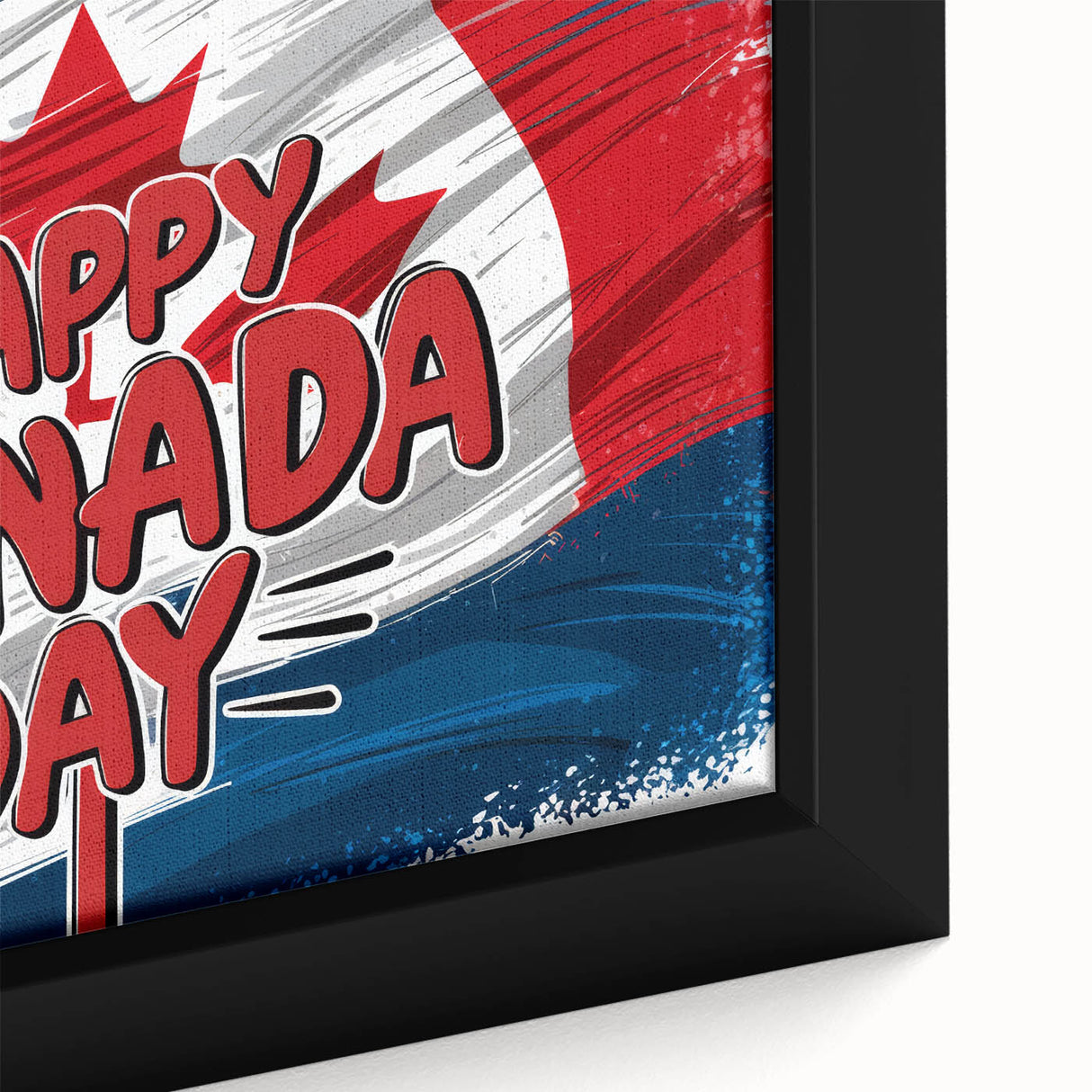 Canadian Heritage Wall Art - Patriotic Canadian Flag & Maple Leaf Wall Art