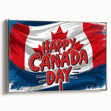 Canadian Heritage Wall Art - Patriotic Canadian Flag & Maple Leaf Wall Art