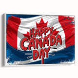Canadian Heritage Wall Art - Patriotic Canadian Flag & Maple Leaf Wall Art