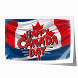 Canadian Heritage Wall Art - Patriotic Canadian Flag & Maple Leaf Wall Art