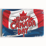 Canadian Heritage Wall Art - Patriotic Canadian Flag & Maple Leaf Wall Art