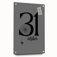 October 31st Halloween Wall Art - Spooky Minimalist Halloween Decor