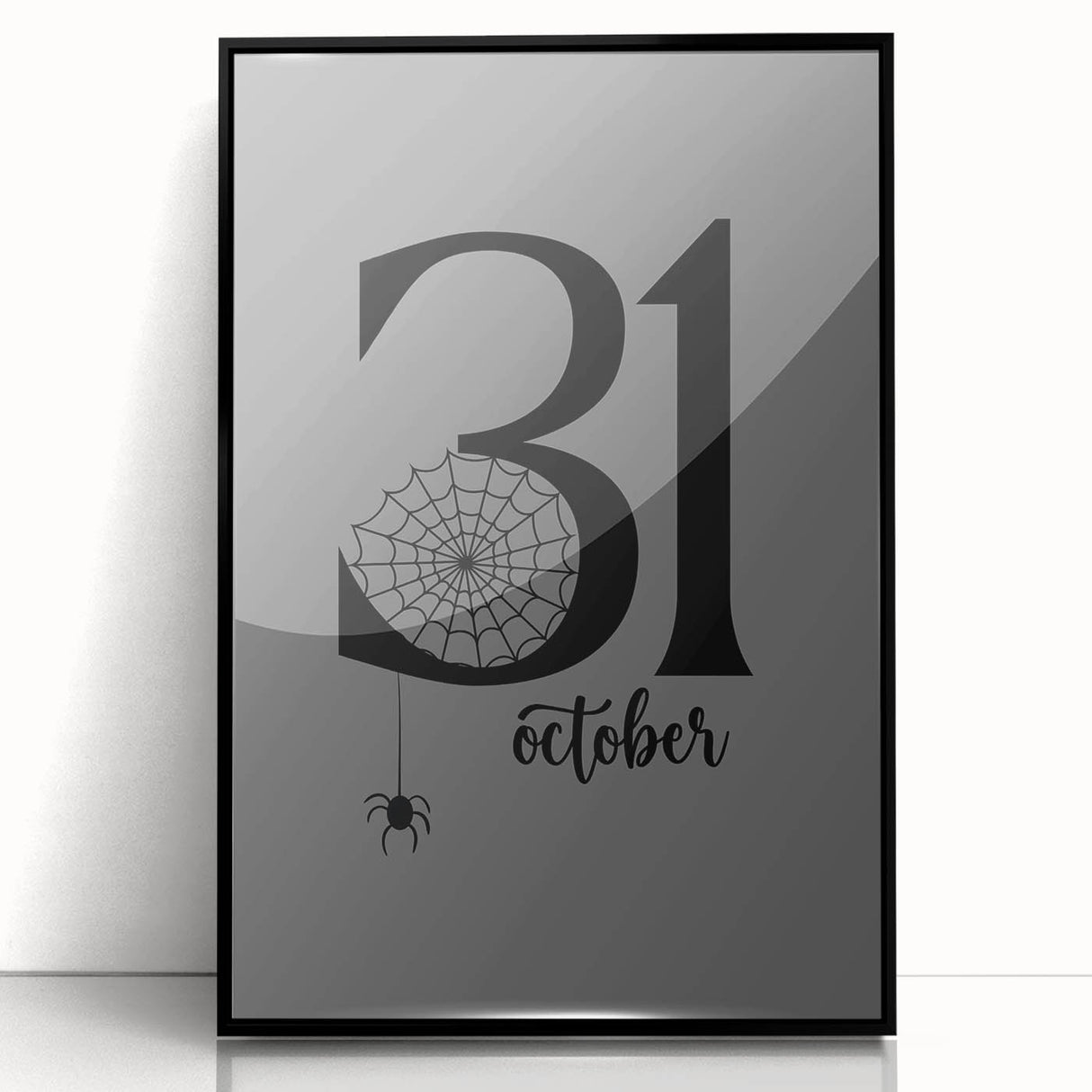 October 31st Halloween Wall Art - Spooky Minimalist Halloween Decor