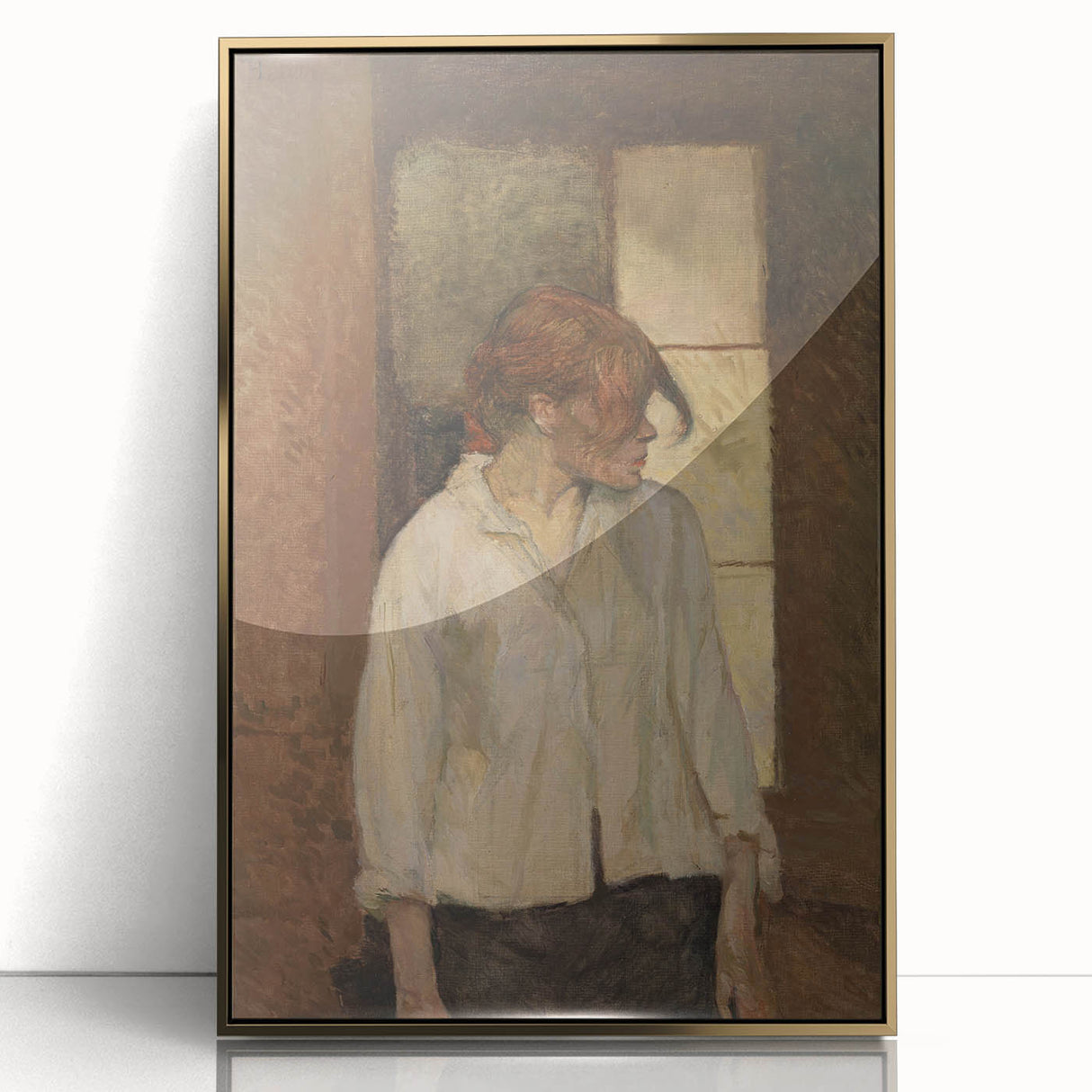 A Montrouge – Rosa La Rouge - Portrait by Toulouse-Lautrec