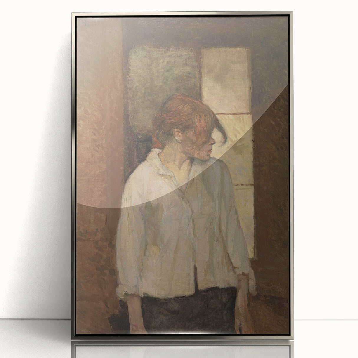 A Montrouge – Rosa La Rouge - Portrait by Toulouse-Lautrec