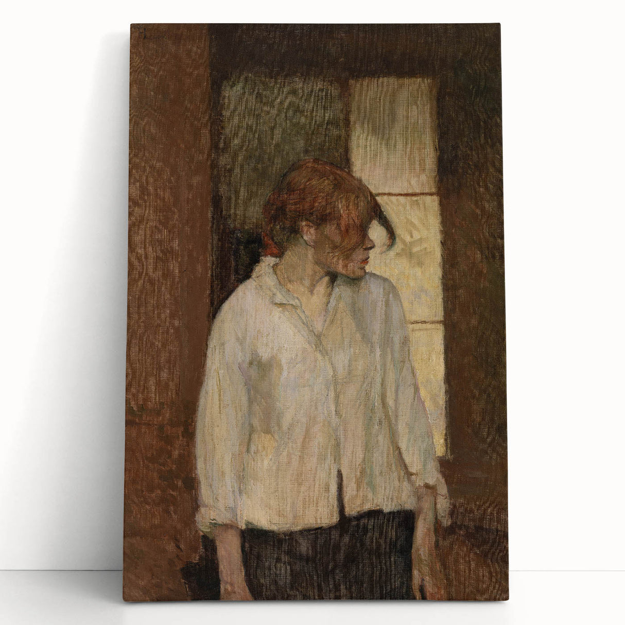 A Montrouge – Rosa La Rouge - Portrait by Toulouse-Lautrec