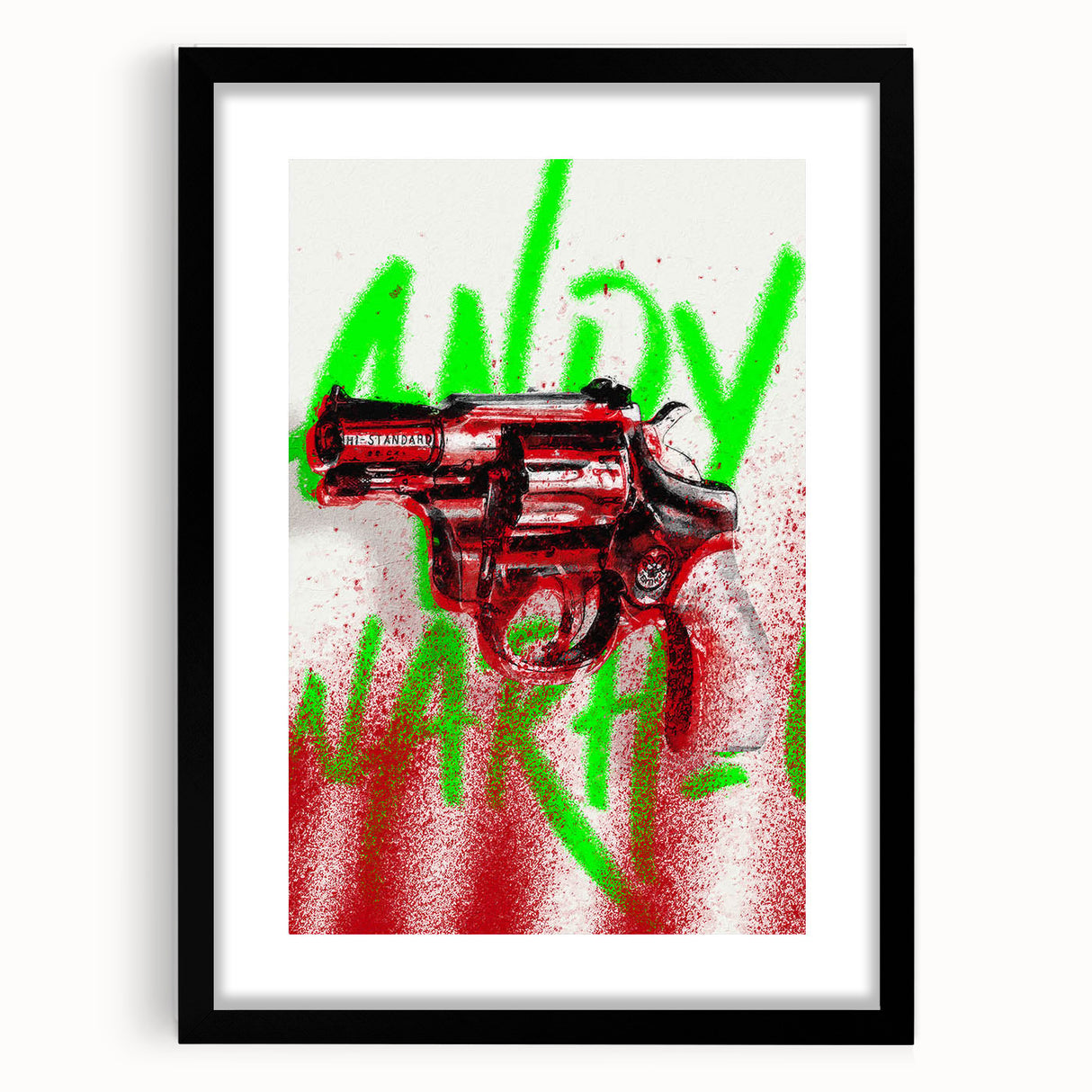 Edgy Pop Art Wall Art – Bold Graffiti Canvas Print