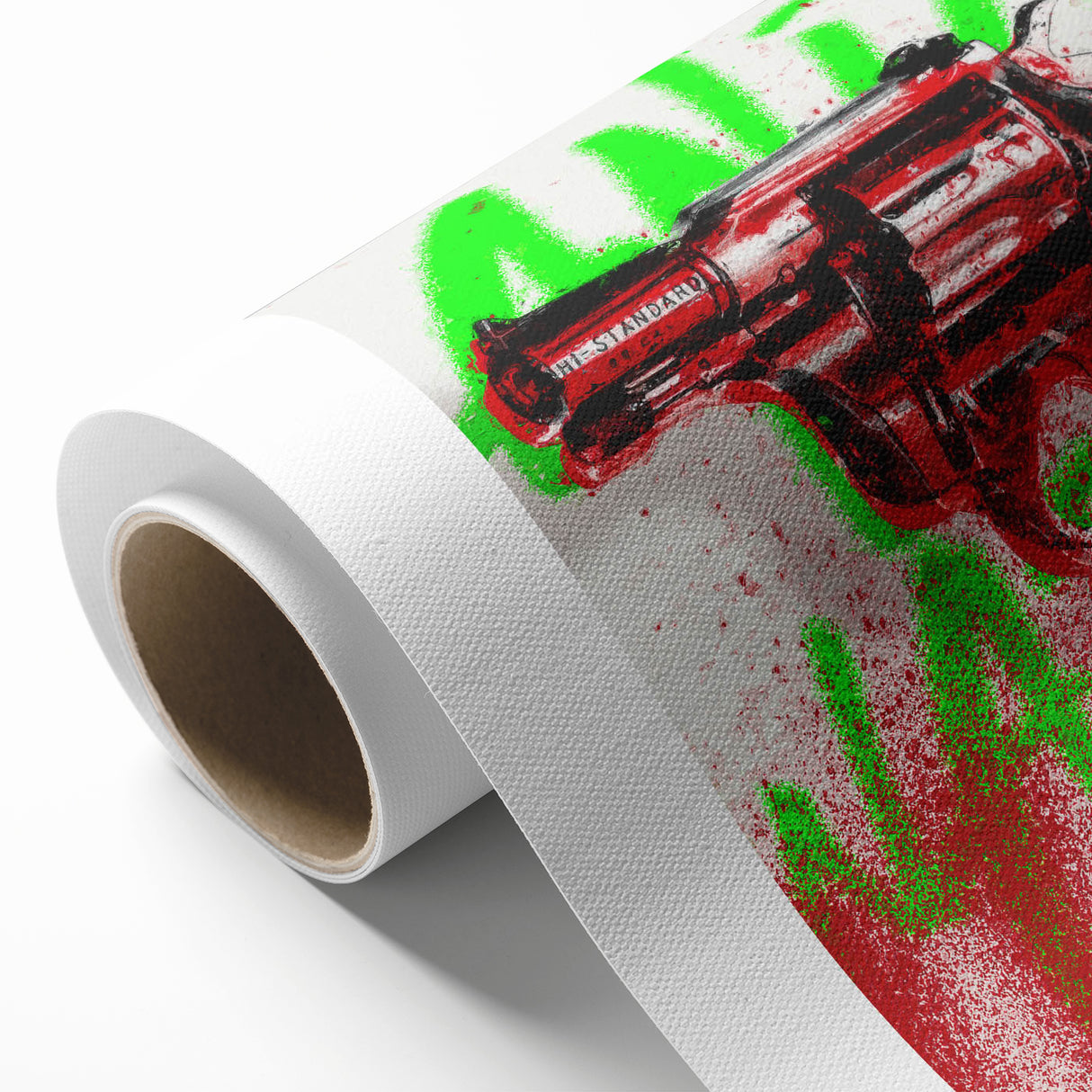 Edgy Pop Art Wall Art – Bold Graffiti Canvas Print