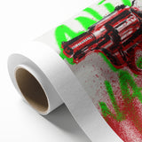 Edgy Pop Art Wall Art – Bold Graffiti Canvas Print