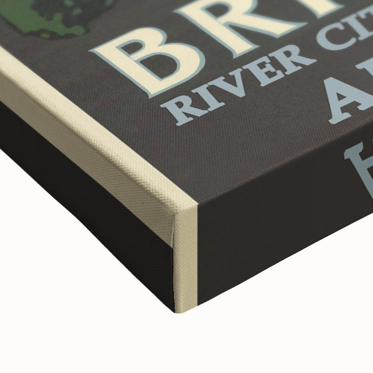 Brisbane Retro Travel Poster | Vintage River City Art Print