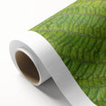 Art deco poster of Madagascar scenery on rolled canvas, featuring muted earth tones, ideal for nursery wall art.