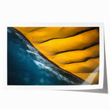 Extra large rolled print of a serene Namibian landscape with muted earth tones, suitable for art wall dining room.