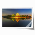 Extra large wall art featuring a serene Beijing landscape in pastel shades on rolled canvas, ideal for art wall dining room.