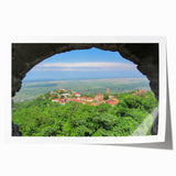 Extra large rolled print of a floral scene in Asia, featuring soft pastel colors, ideal for dining room or bathroom decor.