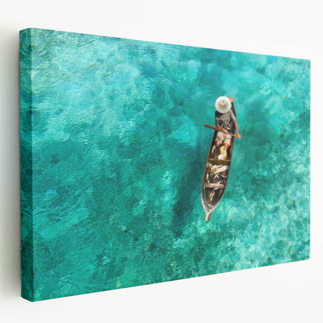 Large art print of a Malaysian landscape with lush greenery on stretched canvas, suitable for kitchen wall art.