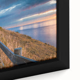 Extra large framed canvas featuring a textured depiction of Adelaide, Australia, in black with vibrant color accents.