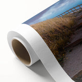 Art deco poster of Adelaide skyline in soft pastel shades on rolled canvas, ideal for nursery wall art.