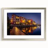 Extra large abstract art print of Queensland scenery in silver frame with textured finish, suited for living room decor.