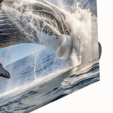 Large abstract depiction of New Brunswick scenery on acrylic glass, in muted earth tones, suitable for dining room art.