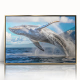 Large framed acrylic print of a New Brunswick scenery in muted earth tones, ideal for modern art wall decor.