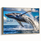 Framed canvas depicting a vintage-style landscape of New Brunswick with a gold frame, ideal for bedroom wall art.