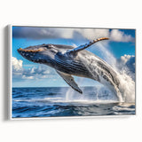 Vintage poster art of New Brunswick scenery on a framed canvas, featuring colorful art in a black and white palette.