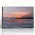 Large abstract wall art depicting a stylized Ontario, Canada scenery in muted black and gray tones on a framed acrylic print.