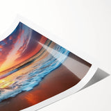 Extra large wall art featuring line art flowers in muted earth tones on a rolled canvas, ideal for large living room decor.