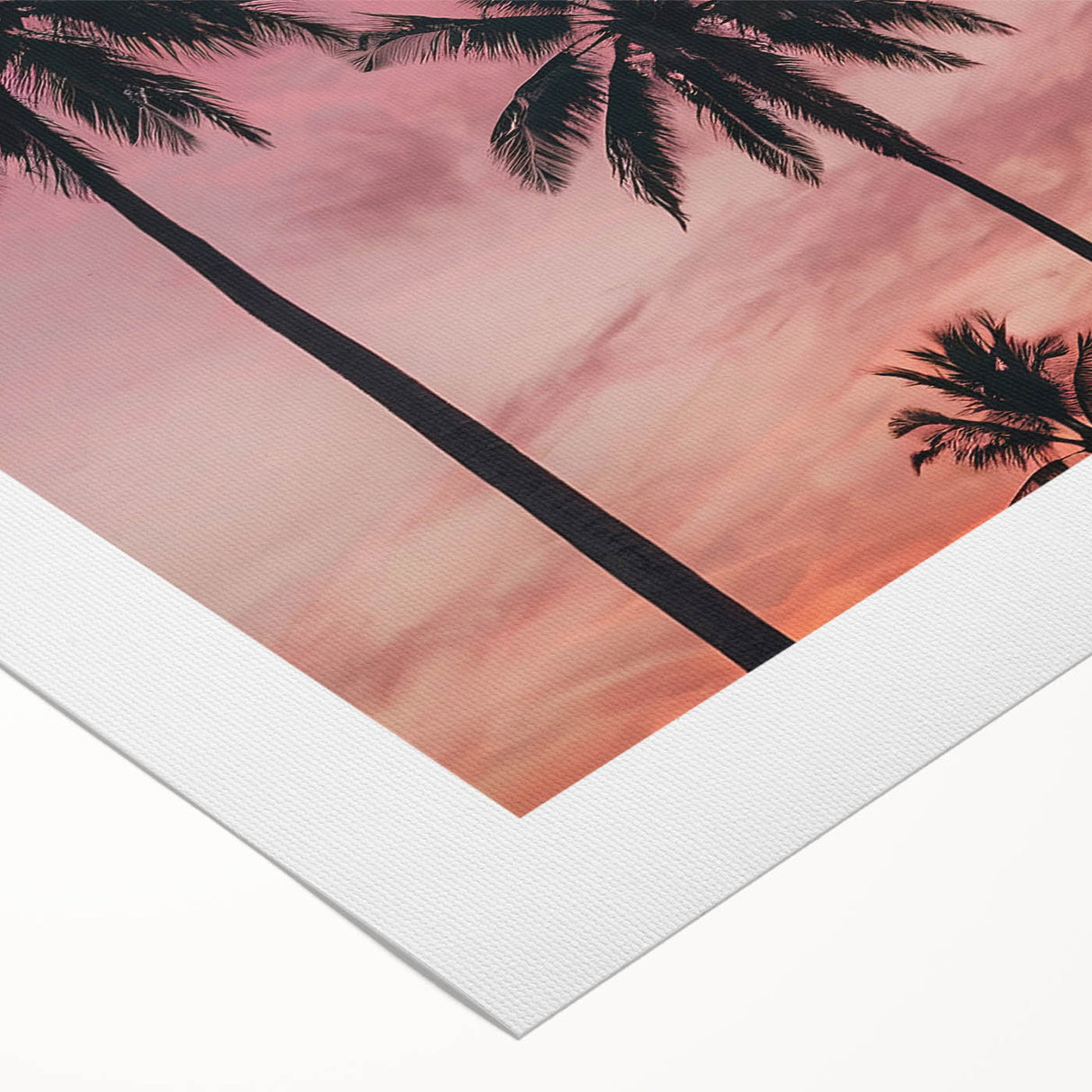 Art deco poster featuring a vibrant Caribbean scenery on rolled canvas, ideal for dining room wall art.