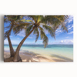 Black and white scenic view of Caribbean Martinique on large stretched canvas, suitable for kitchen wall art.