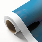 Art Deco poster of a European Finland scenery in pastel shades on rolled canvas, ideal for nursery wall art.