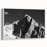 Vintage poster art of the French Alps in vibrant colors on a large framed canvas, ideal for living room decor.