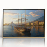 Art Deco style poster of Saint Petersburg skyline in gold and black tones on acrylic, ideal for modern art wall decor.