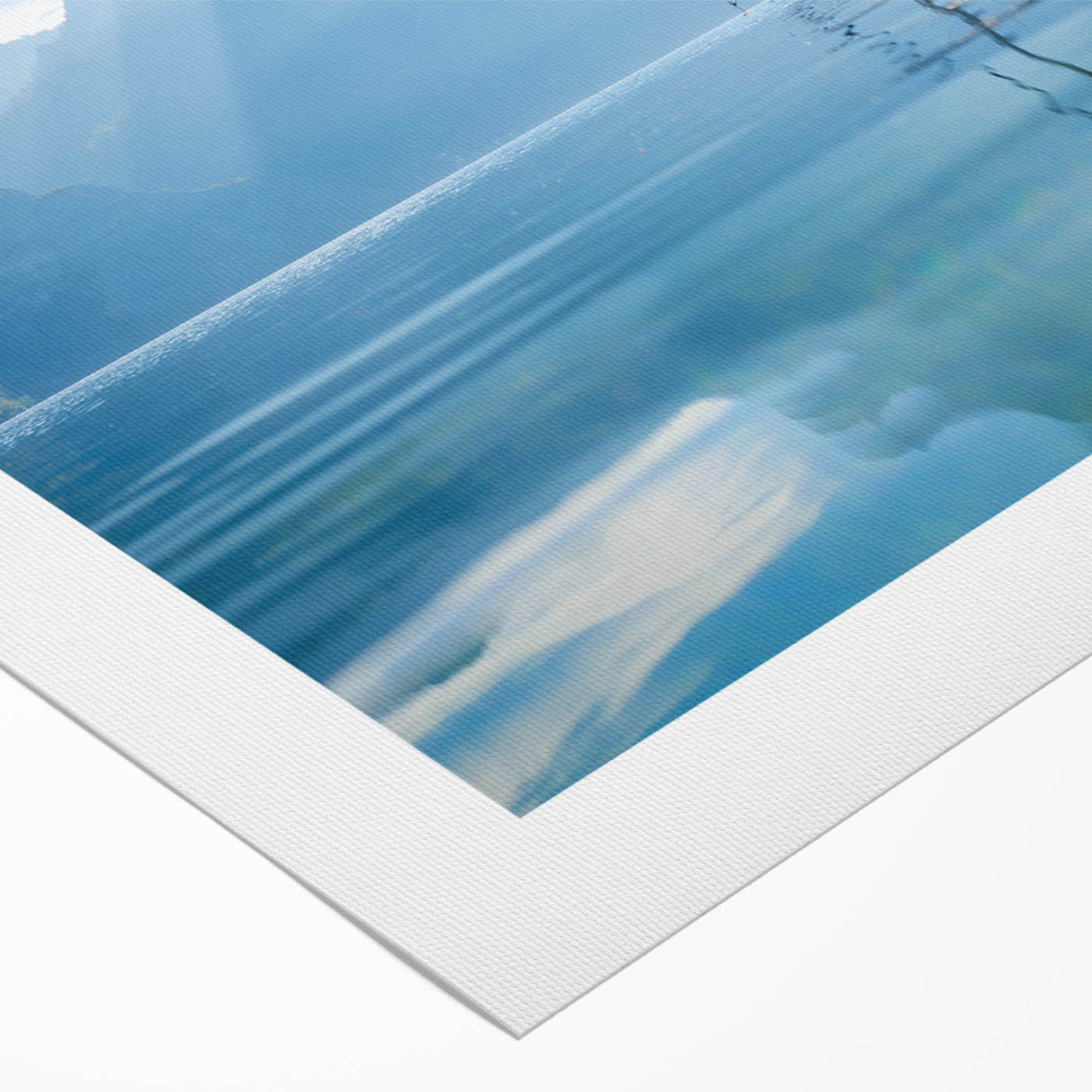 Art Deco poster of Geneva scenery on rolled canvas, featuring muted earth tones, suitable for dining room decor.